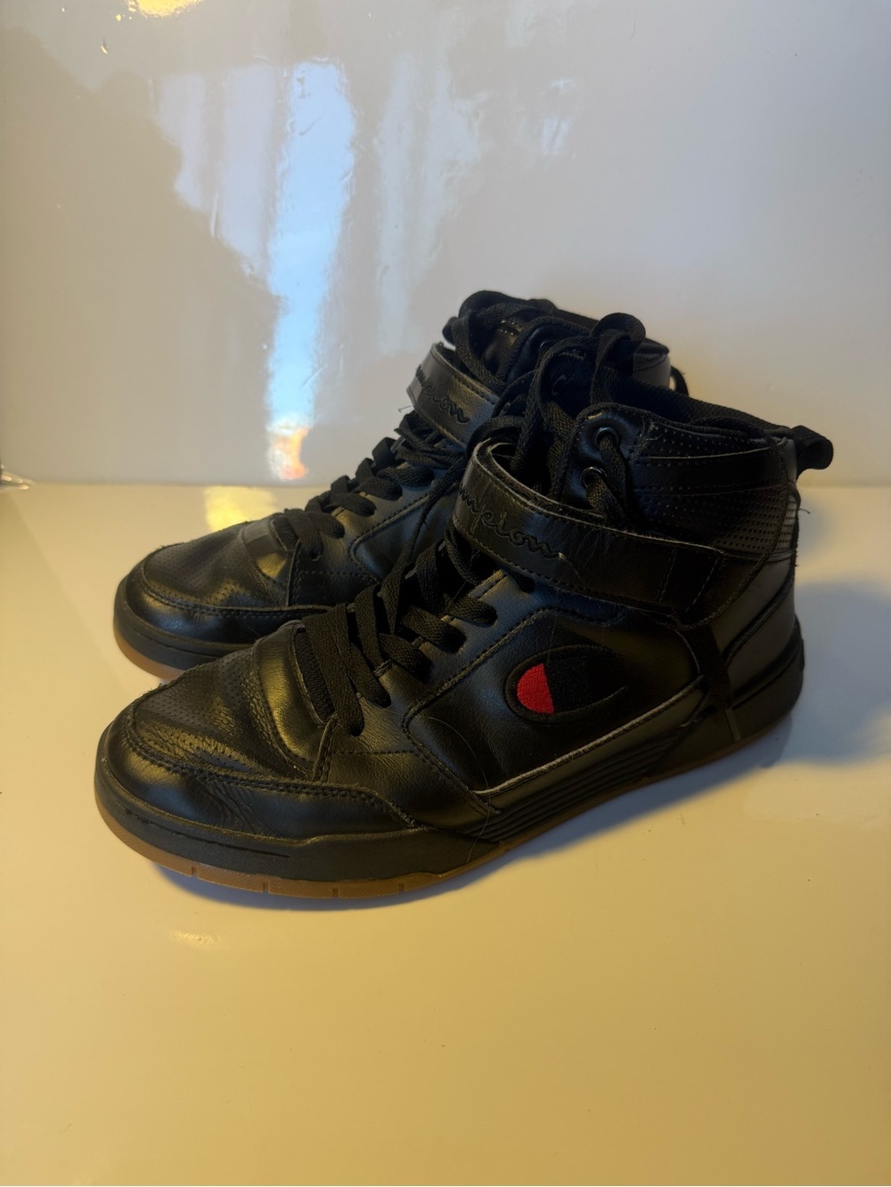 Men’s Shoes Basketball Hi Top Sneakers CHAMPION ARENA POWER Hi Top Gum Sole Sz10